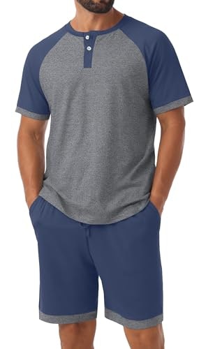 Men's Henley Pajama Set: $8.99 Men's Henley Pajama Set: $8.99