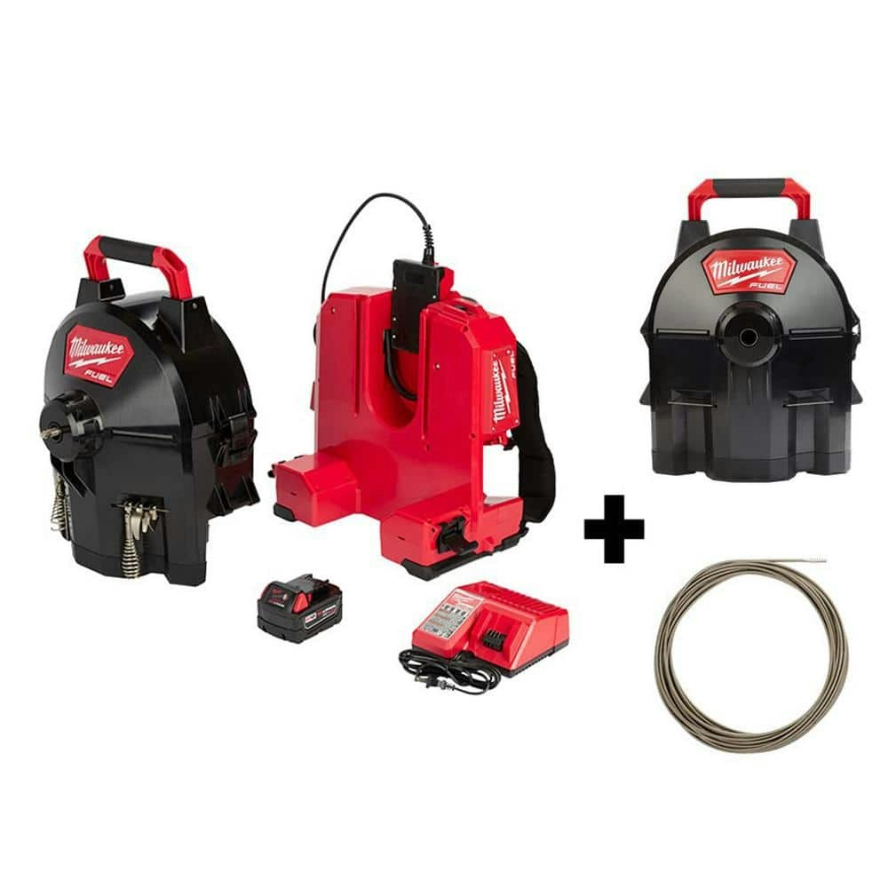 Milwaukee M18 Fuel Switch Pack Sectional Drum Drain Cleaning Kit: $1,427 Milwaukee M18 Fuel Switch Pack Sectional Drum Drain Cleaning Kit: $1,427