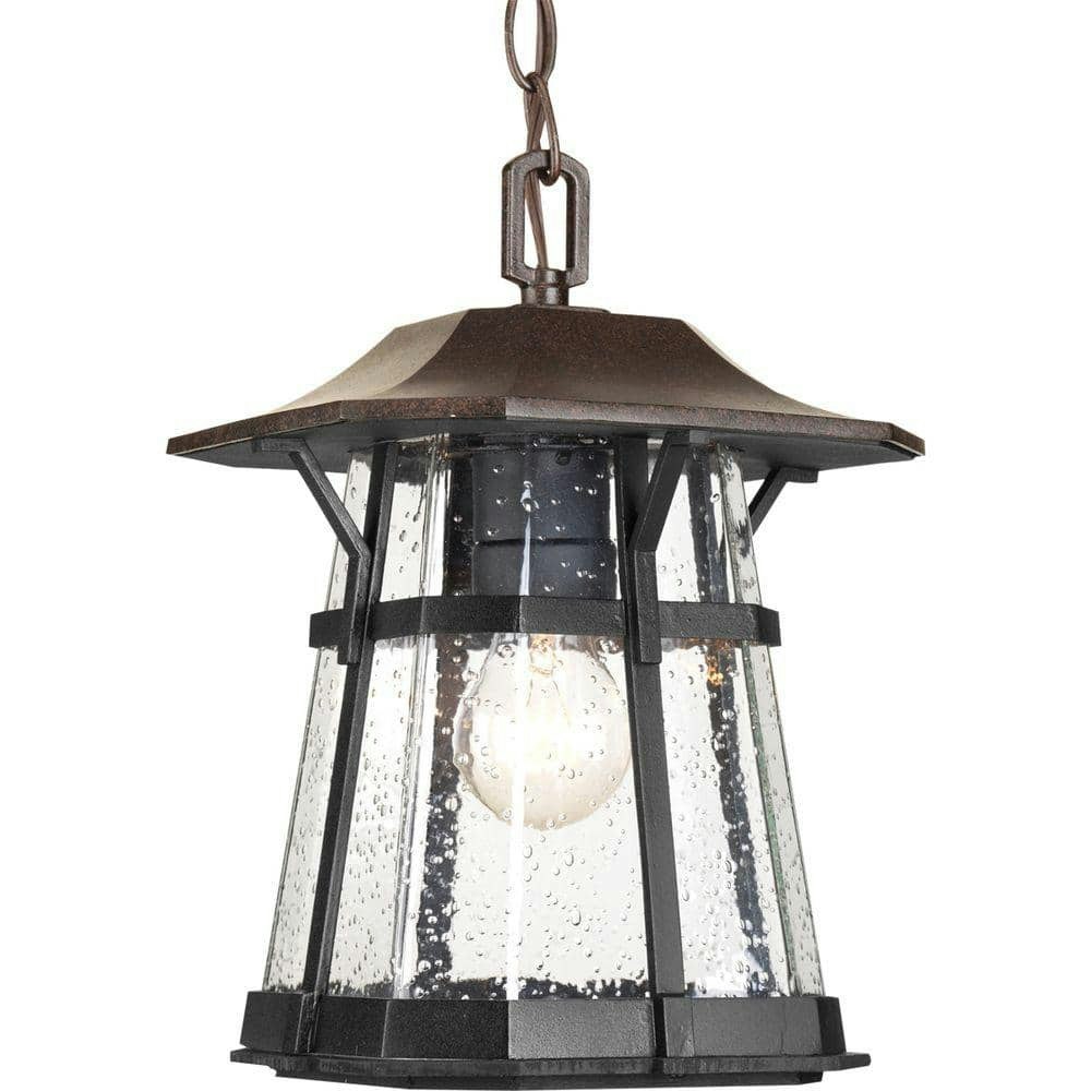 Derby Collection 1-Light Espresso Craftsman Outdoor Hanging Lantern: $269.99 Derby Collection 1-Light Espresso Craftsman Outdoor Hanging Lantern: $269.99