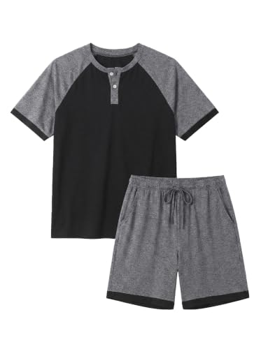 Men's Henley Pajama Set: $16.14 Men's Henley Pajama Set: $16.14