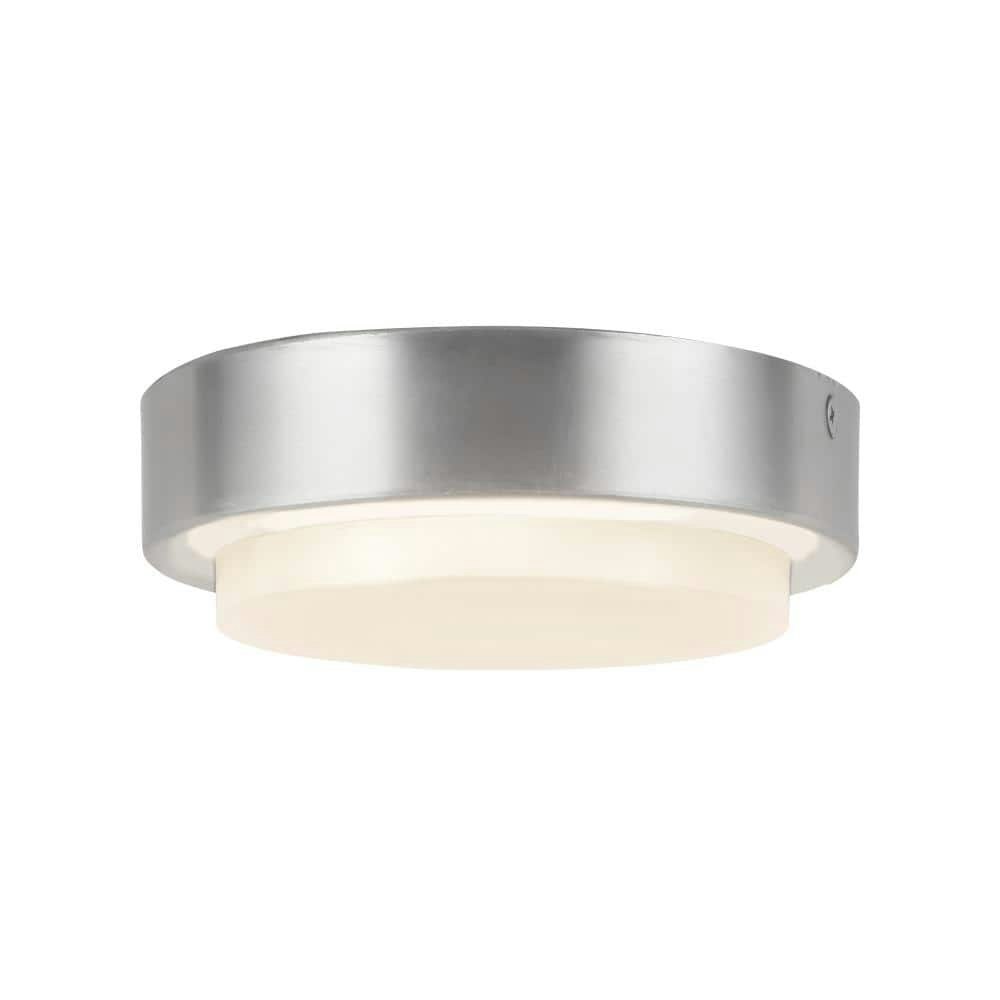 Bailey 5-Inch Dimmable LED Brushed Nickel Outdoor Ceiling Light: $116