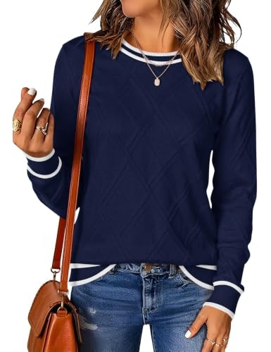 Lomon Women's Cable Knit Long Sleeve Sweater: $9.99