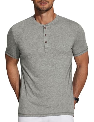 Coofandy Men's Short Sleeve Henley Shirt: $17.98 Coofandy Men's Short Sleeve Henley Shirt: $17.98