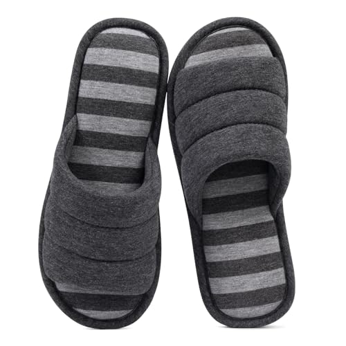 Shevalues Open Toe Memory Foam House Slippers: $17.98