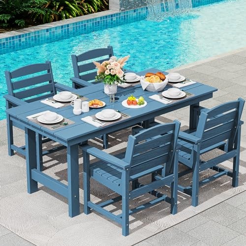 Serwall 5-Piece HDPE Patio Dining Set: $484.48