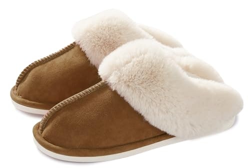 Donpapa Women's Memory Foam Fuzzy Slippers: $20.89 Donpapa Women's Memory Foam Fuzzy Slippers: $20.89