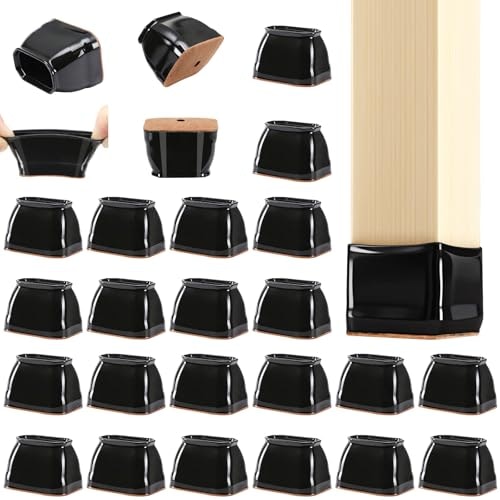 Chunzexi Rectangle Chair Leg Floor Protectors 24-Pack: $12.34 Chunzexi Rectangle Chair Leg Floor Protectors 24-Pack: $12.34