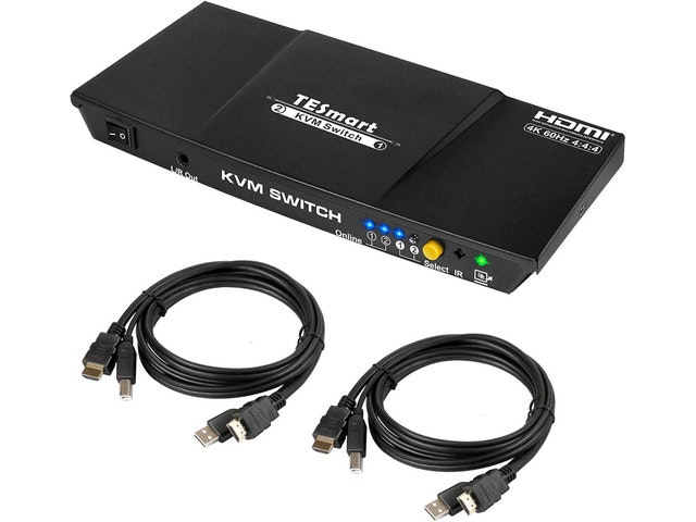 2x1 4K HDMI KVM Switch: $121.20