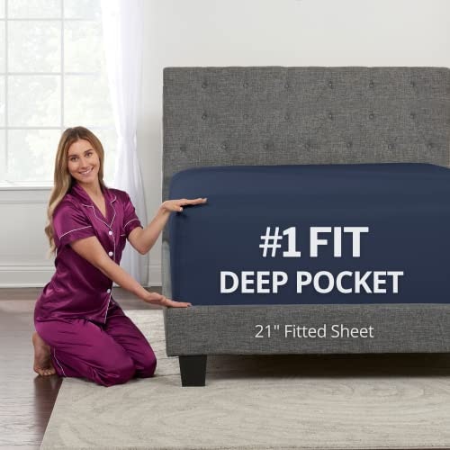 DeaLuxe Full Extra Deep Pocket Fitted Sheet: $15.29 DeaLuxe Full Extra Deep Pocket Fitted Sheet: $15.29