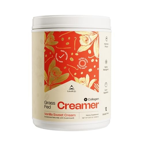 LevelUp Keto MCT and Collagen Coffee Creamer 22.5oz: $37.58 LevelUp Keto MCT and Collagen Coffee Creamer 22.5oz: $37.58