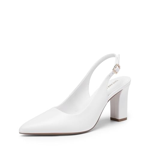 Dream Pairs Women's Slingback Chunky Heels: $33.98