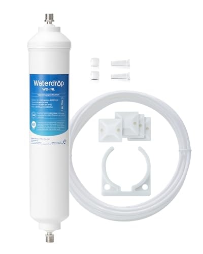 Waterdrop Inline Refrigerator and Ice Maker Water Filter: $21.97 Waterdrop Inline Refrigerator and Ice Maker Water Filter: $21.97
