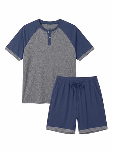 Men's Henley Pajama Set: $19.54 Men's Henley Pajama Set: $19.54