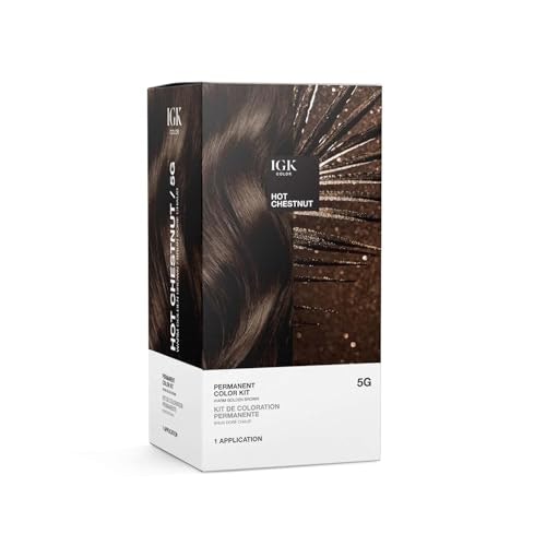 IGK Permanent Hair Dye Color Kit 5G Hot Chestnut: $26.35 IGK Permanent Hair Dye Color Kit 5G Hot Chestnut: $26.35