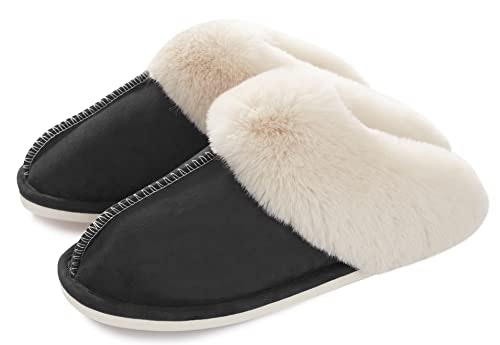 Donpapa Women's Memory Foam Fuzzy Slippers: $21.84 Donpapa Women's Memory Foam Fuzzy Slippers: $21.84