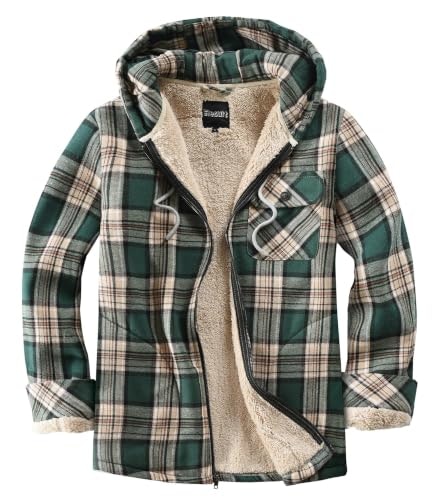 Elesuit Men's Full Zip Sherpa-Lined Flannel Hoodie: $31.44 Elesuit Men's Full Zip Sherpa-Lined Flannel Hoodie: $31.44