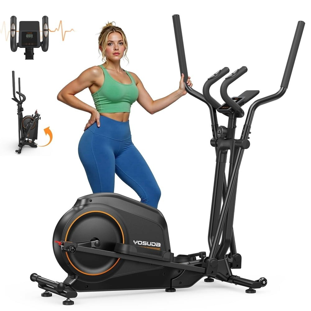 Yosuda Foldable Magnetic Elliptical Trainer: $299.98 Yosuda Foldable Magnetic Elliptical Trainer: $299.98