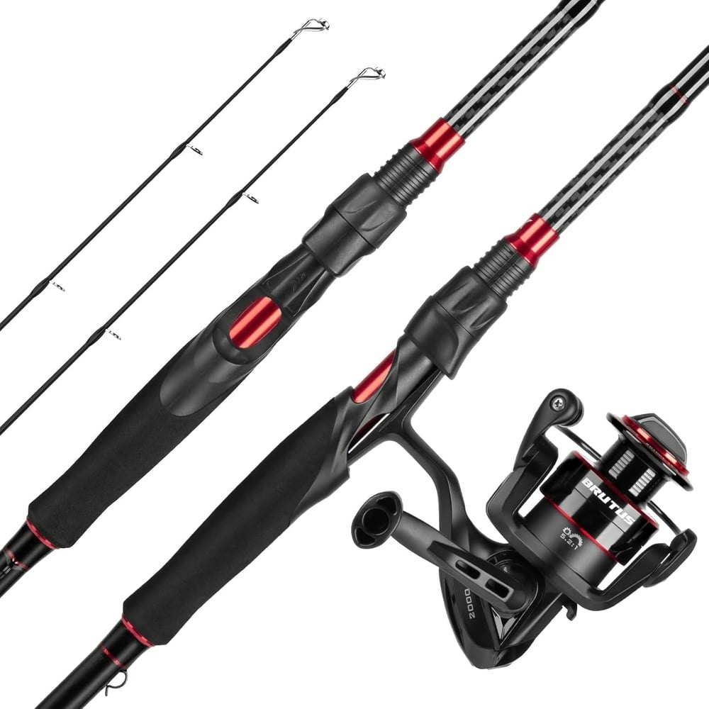 KastKing Brutus 6-Foot Spinning Fishing Rod and Reel Combo: $59.99 KastKing Brutus 6-Foot Spinning Fishing Rod and Reel Combo: $59.99
