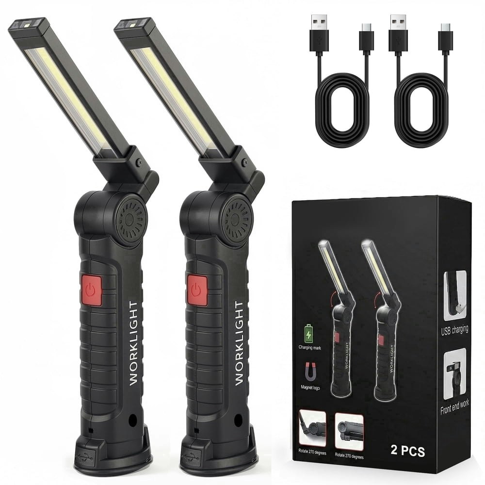 Aoligo LED Rechargeable Work Light 2-Pack: $12.79 Aoligo LED Rechargeable Work Light 2-Pack: $12.79