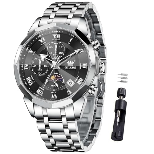 Olevs Men's Stainless Steel Dress Watch: $38.22 Olevs Men's Stainless Steel Dress Watch: $38.22