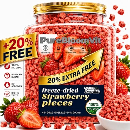 WildSap Freeze-Dried Strawberry Dices 19.2-oz. Can: $20.89 WildSap Freeze-Dried Strawberry Dices 19.2-oz. Can: $20.89