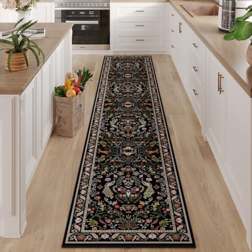 Rugcomf 2'7"x14' Floral Washable Runner Rug: $45.04 Rugcomf 2'7"x14' Floral Washable Runner Rug: $45.04