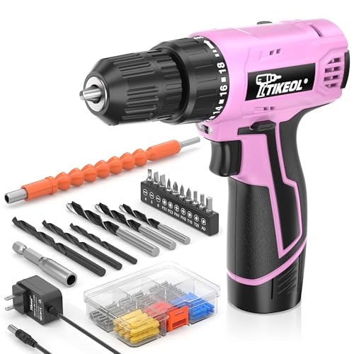 Tikeol 12V Cordless Drill Set: $22.98 Tikeol 12V Cordless Drill Set: $22.98