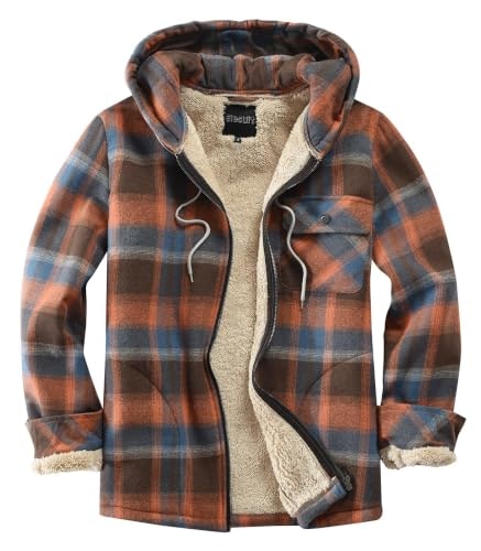 Elesuit Men's Full Zip Hooded Flannel Jacket: $31.44 Elesuit Men's Full Zip Hooded Flannel Jacket: $31.44