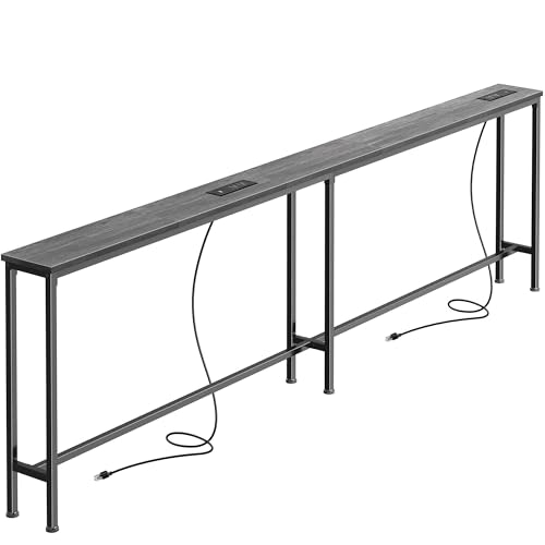 Superjare 79-Inch Sofa Table with Power Outlets and USB Ports: $63.99