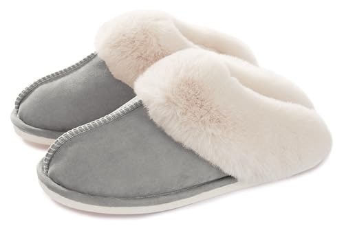 Donpapa Women's Memory Foam Fuzzy Slippers: $20.89 Donpapa Women's Memory Foam Fuzzy Slippers: $20.89