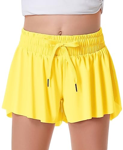 Documo Girls Flowy Butterfly Shorts with Pockets: $16.96 Documo Girls Flowy Butterfly Shorts with Pockets: $16.96