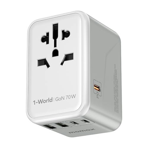 Momax 70W GaN Universal Travel Adapter: $33.98