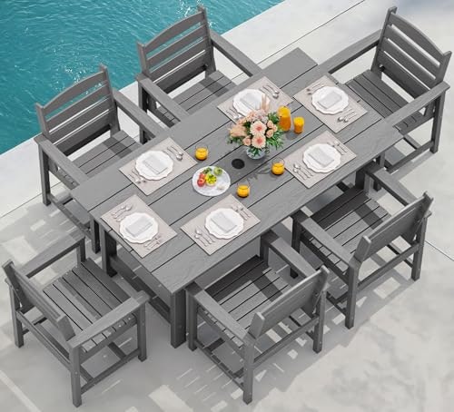 Serwall 67-Inch 7-Piece Outdoor Dining Set: $589.99 Serwall 67-Inch 7-Piece Outdoor Dining Set: $589.99