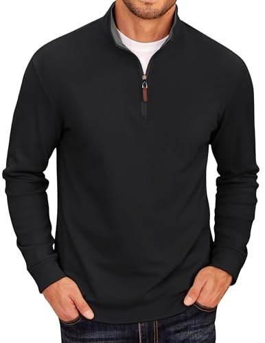 Coofandy Men's Fleece Quarter-Zip Pullover: $23.98 Coofandy Men's Fleece Quarter-Zip Pullover: $23.98