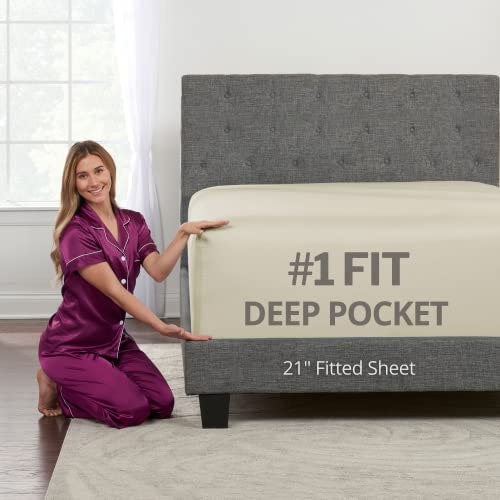 DeaLuxe Twin Deep Pocket Fitted Sheet: $11.55 DeaLuxe Twin Deep Pocket Fitted Sheet: $11.55
