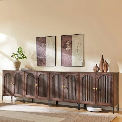 Ifget 123.5-inch Modern Arched Sideboard Buffet Cabinet: $416.49