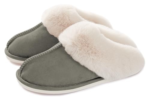 Donpapa Women's Memory Foam Fuzzy Slippers: $20.89 Donpapa Women's Memory Foam Fuzzy Slippers: $20.89
