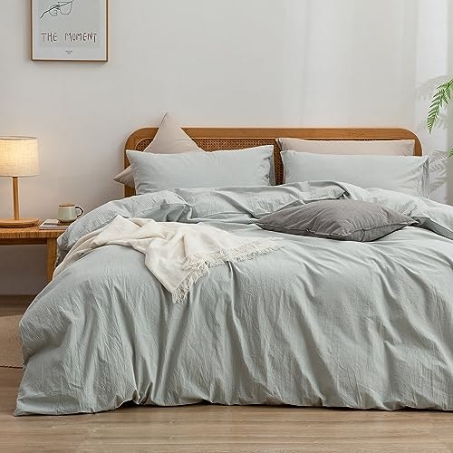 Bestouch Cotton Solid Oversized King Duvet Cover Set: $84.99 Bestouch Cotton Solid Oversized King Duvet Cover Set: $84.99