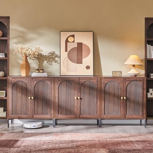 Ifget 92.63-inch Arched Sideboard Buffet Cabinet: $280.49