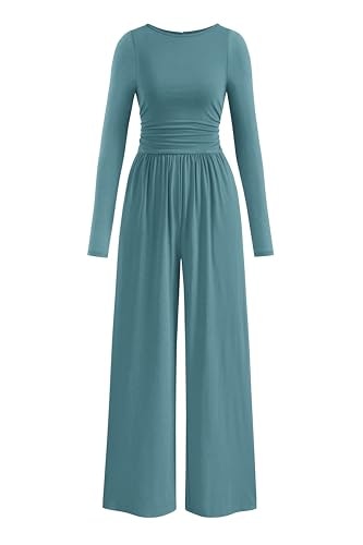 Prettygarden Women's Long Sleeve Wide Leg Jumpsuit: $36.53 Prettygarden Women's Long Sleeve Wide Leg Jumpsuit: $36.53