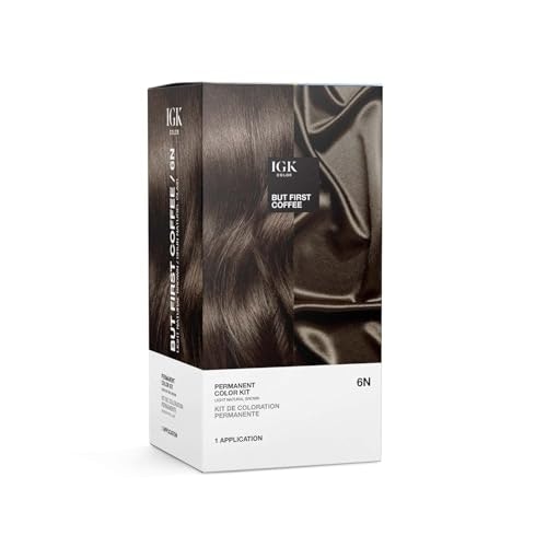 IGK 6N Light Natural Brown Permanent Hair Dye Kit: $26.34 IGK 6N Light Natural Brown Permanent Hair Dye Kit: $26.34