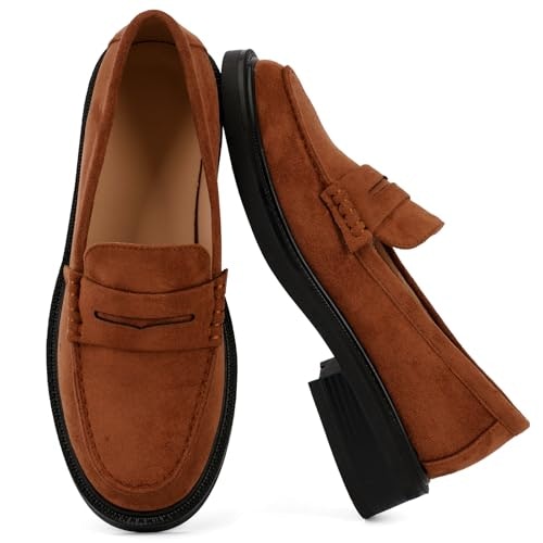 Women's Suede Penny Loafers: $42.98 Women's Suede Penny Loafers: $42.98