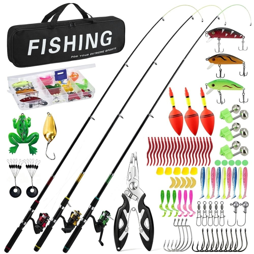 Ytaky 3-Piece Telescopic Fishing Rod and Reel Combo Kit: $36.89 Ytaky 3-Piece Telescopic Fishing Rod and Reel Combo Kit: $36.89