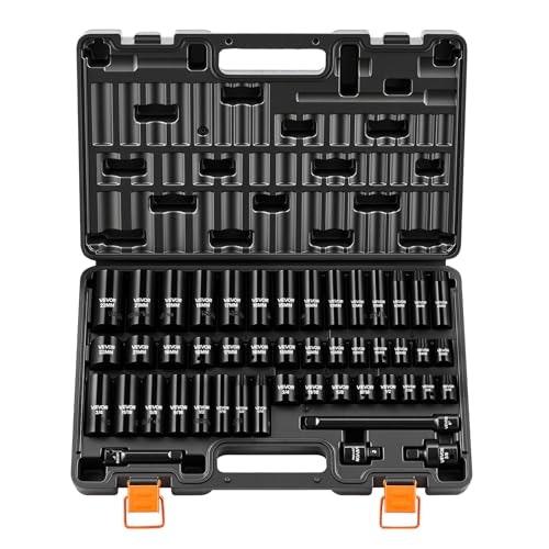 Vevor 3/8-Inch Drive Impact Socket Set 48-Piece: $33.99 Vevor 3/8-Inch Drive Impact Socket Set 48-Piece: $33.99