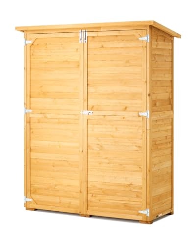 Vevor 55" x 67.5" Wooden Outdoor Storage Shed: $233.24 Vevor 55" x 67.5" Wooden Outdoor Storage Shed: $233.24