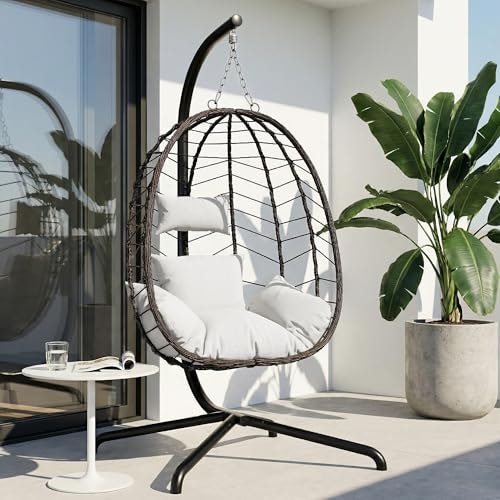 Hanging Egg Chair with Stand: $119.99 Hanging Egg Chair with Stand: $119.99