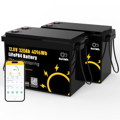 GoKwh 12V 320Ah LiFePO4 Lithium Battery 2-Pack: $789.99 GoKwh 12V 320Ah LiFePO4 Lithium Battery 2-Pack: $789.99