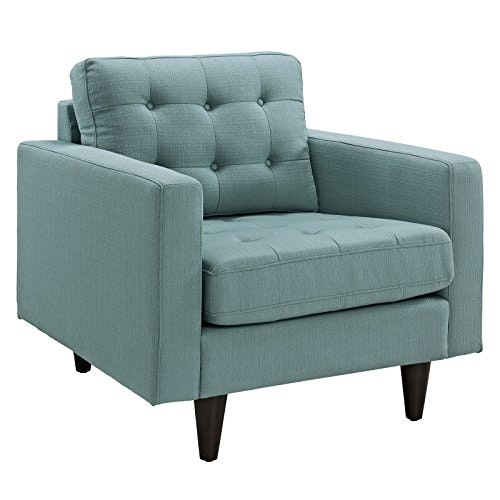 Modway Empress Mid-Century Modern Upholstered Fabric Armchair: $196.97