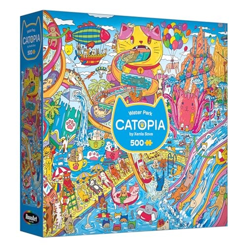 RoseArt Catopia Water Park 500-Piece Jigsaw Puzzle: $9.01 RoseArt Catopia Water Park 500-Piece Jigsaw Puzzle: $9.01