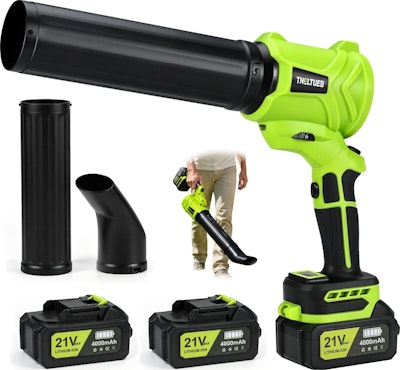 Cordless Leaf Blower w/ 2 Batteries & Charger for $60 + free shipping
